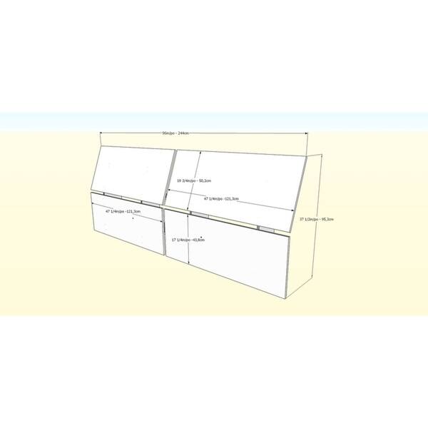 dimension image slide 3 of 7, Scandi 3 Piece Bedroom Set, Natural Maple & White