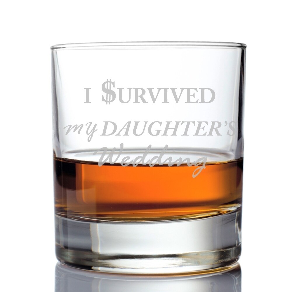 i survived my daughter's wedding glass