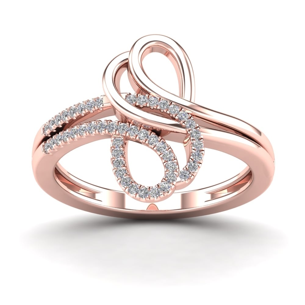 Prism Jewel G-H//I1 Round Natural Diamond Clasy Style Designer Ring