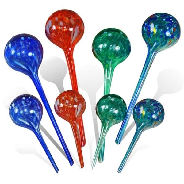 Aqua Plant Watering Globes - Automatic Self Watering Plant, Herbs, Flower &  More Bulbs - 4pc Large & 4pc Small - Bed Bath & Beyond - 28226663
