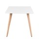 Carson Carrington Satenas Metal and Wood White Top Dining Table - Thumbnail 2