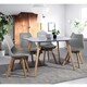 Carson Carrington Satenas Metal and Wood White Top Dining Table - Thumbnail 17