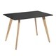 Carson Carrington Satenas Metal and Wood White Top Dining Table - Thumbnail 8