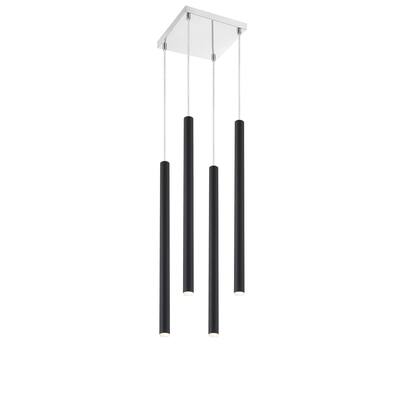 Forest 4 Light Island/Billiard in Chrome