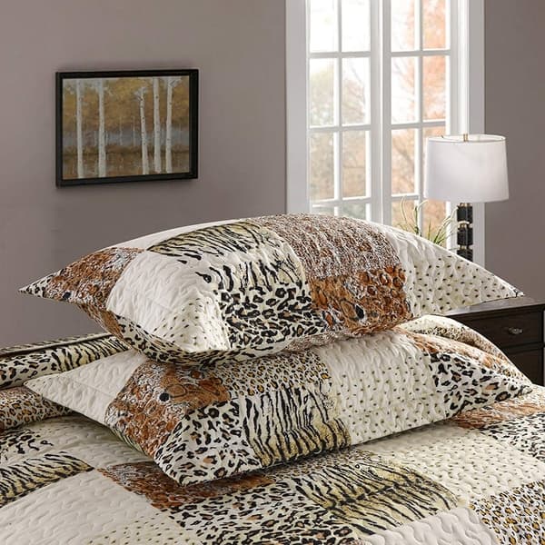 Porch & Den Heckman 3-pc. Leopard Print Quilt Coverlet Set - On Sale - Overstock - 28227950 Porch & Den Heckman 3-pc. Leopard Print Quilt Coverlet Set - On Sale - Overstock - 28227950