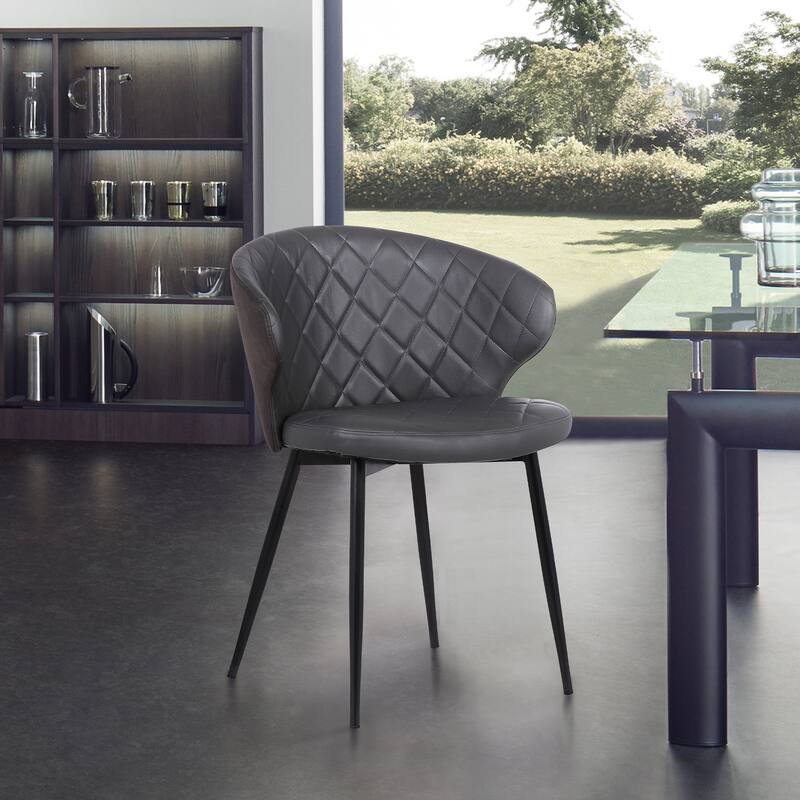 Carson Carrington Bakom Contemporary Dining Chair - Grey