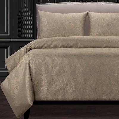F Scott Fitzgerald Jazz Club Bronze Luxury Duvet Cover