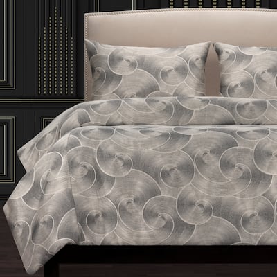 F Scott Fitzgerald Ocean Crossing Noir Luxury Duvet Cover