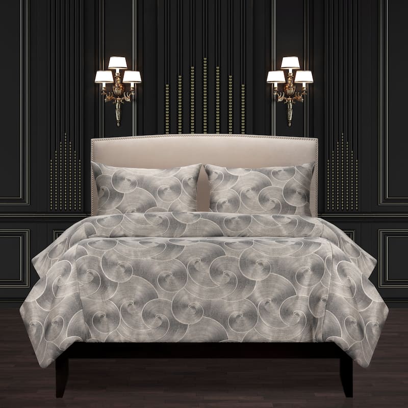 F Scott Fitzgerald Ocean Crossing Noir Luxury Duvet Cover