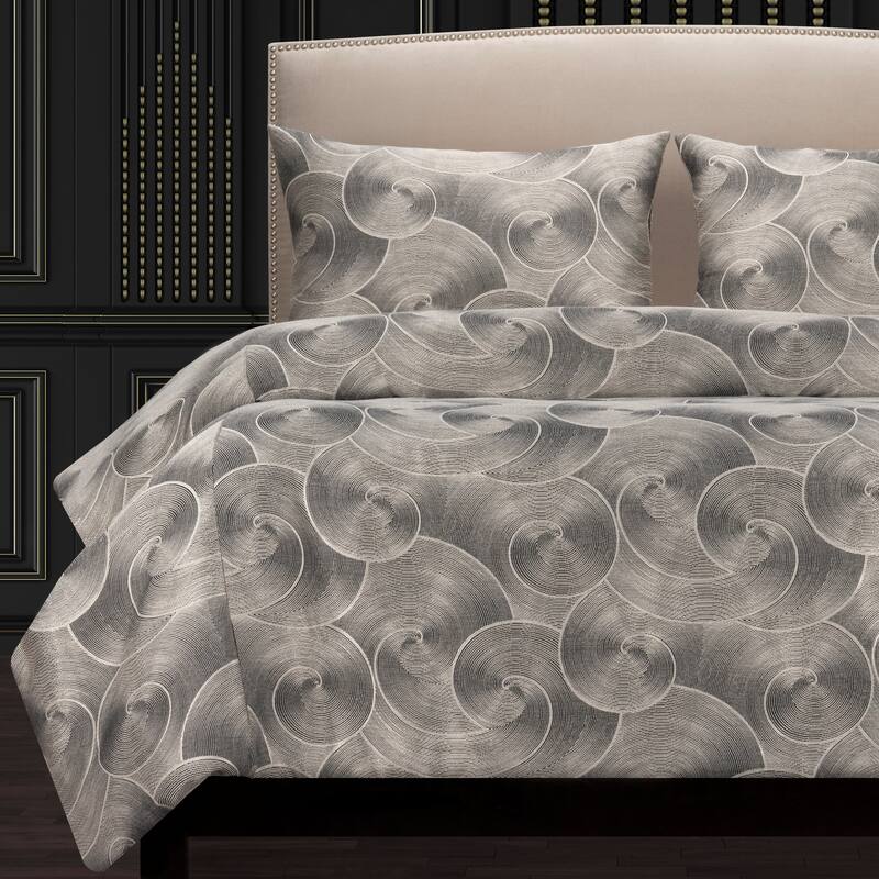 F Scott Fitzgerald Ocean Crossing Noir Luxury Duvet Cover