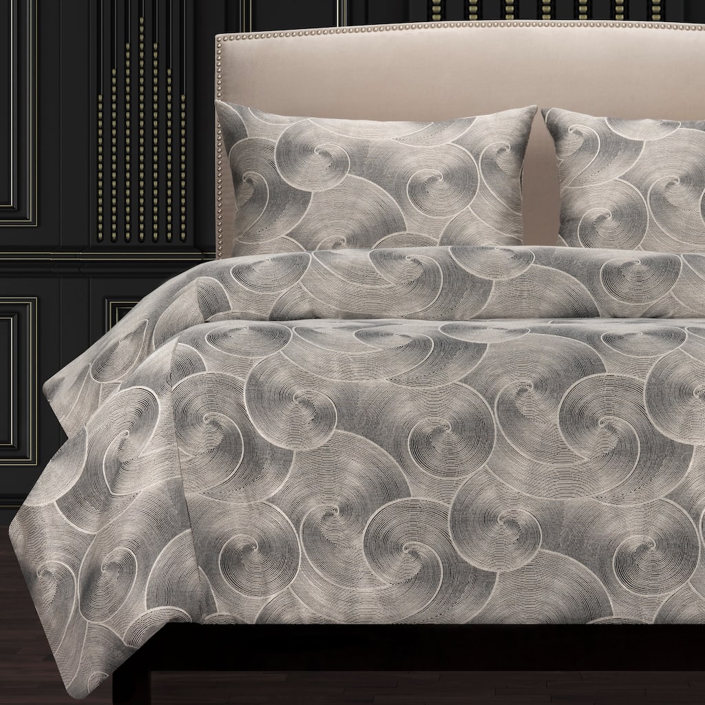 F Scott Fitzgerald Ocean Crossing Noir Luxury Duvet Cover