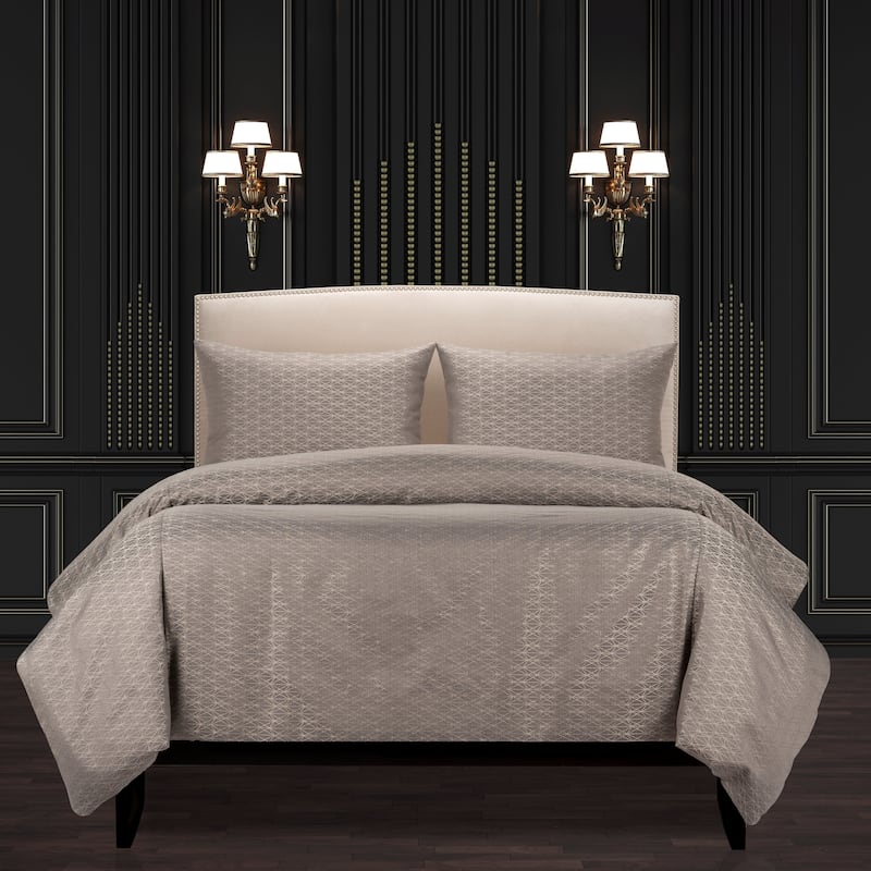F Scott Fitzgerald Star Attraction Nickel Luxury Duvet Cover