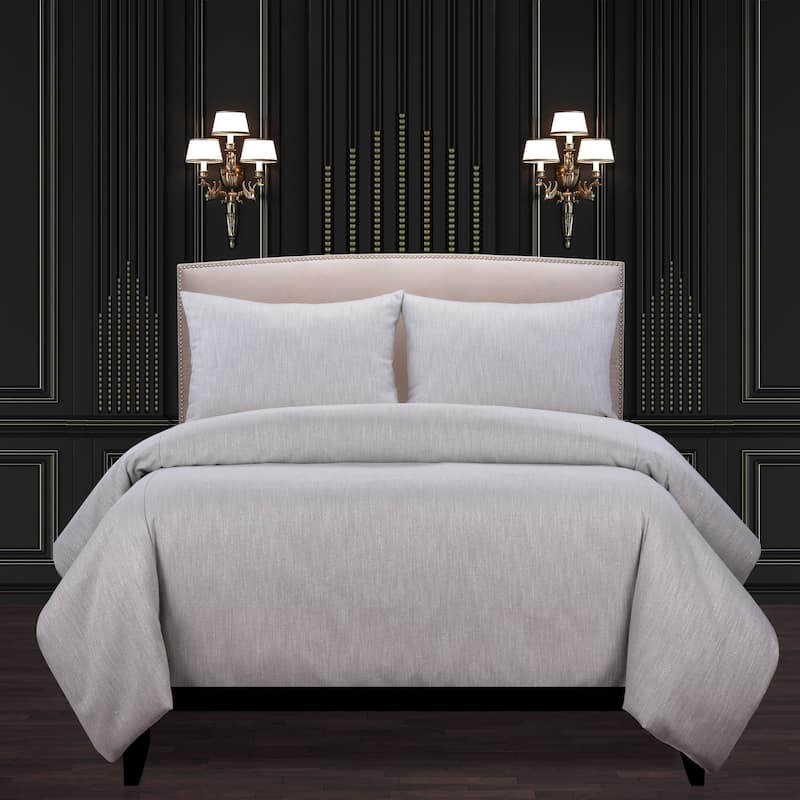 F Scott Fitzgerald Lumiere Truffle Luxury Duvet Cover