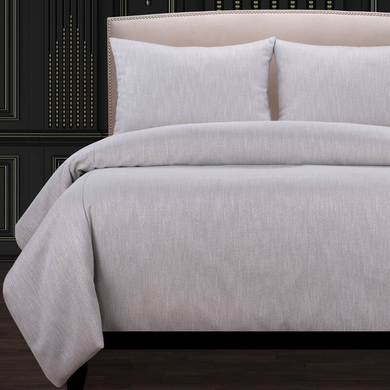 F Scott Fitzgerald Lumiere Truffle Luxury Duvet Cover