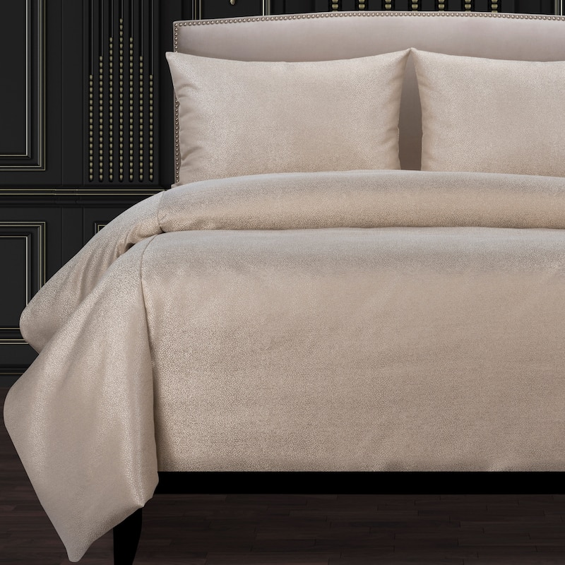 F Scott Fitzgerald Effervescent Champagne Luxury Duvet Cover