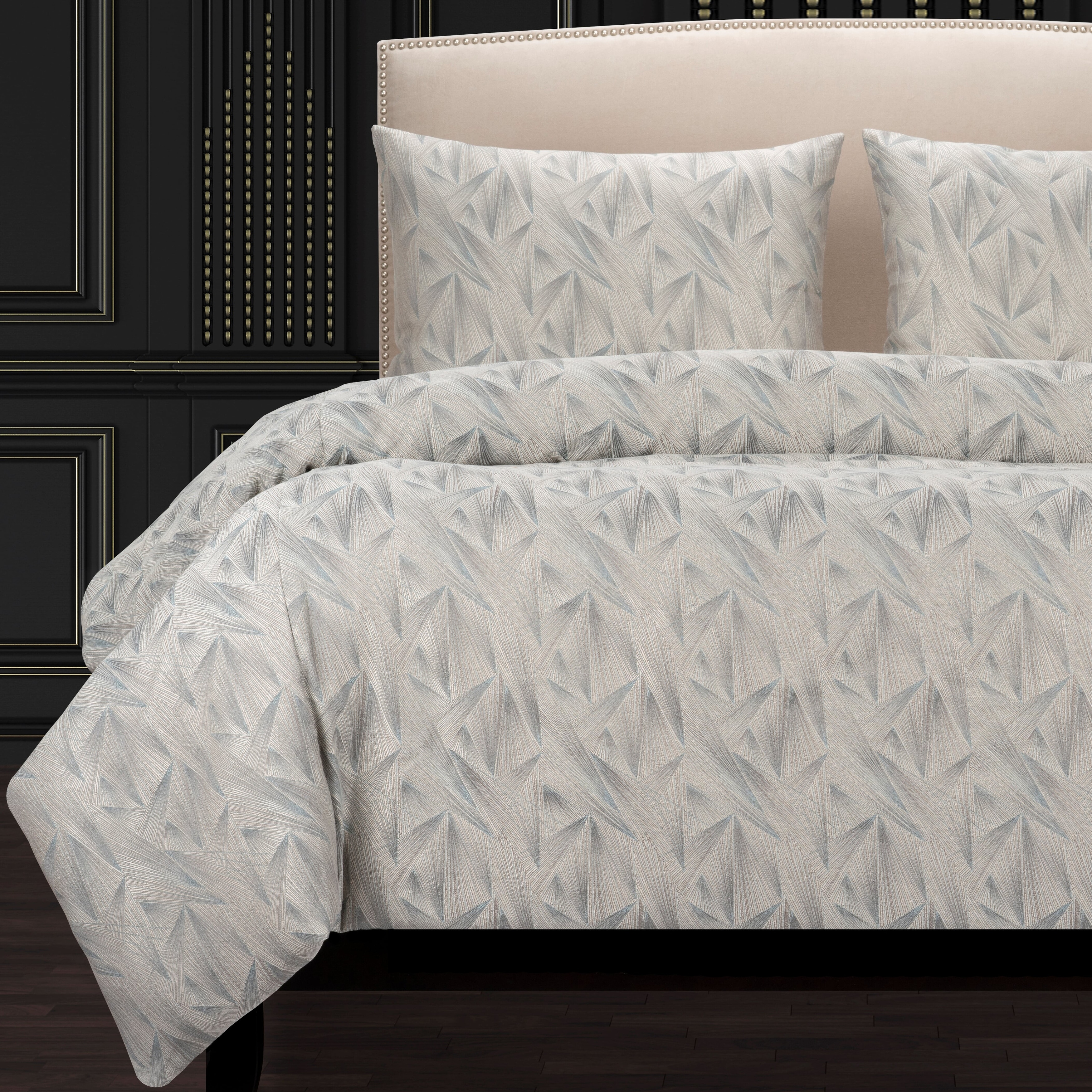 Shop F Scott Fitzgerald Fine Point Mineral Luxury Duvet Cover On