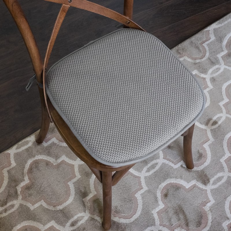 Memory Foam Honeycomb Non-slip Chair Cushion Pads (16 x 16 in.)