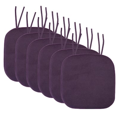 Memory Foam Honeycomb Non-slip Chair Cushion Pads (16 x 16 in.)