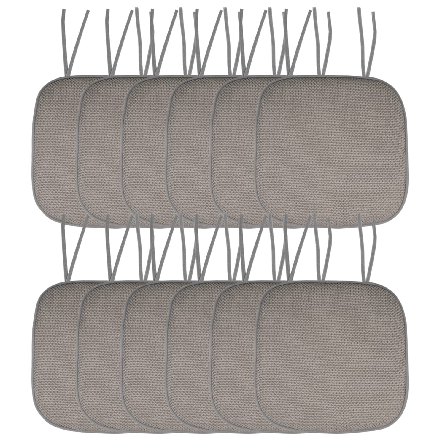 Memory Foam Honeycomb Non-slip Chair Cushion Pads (16 x 16 in.)