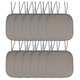 preview thumbnail 33 of 75, Memory Foam Honeycomb Non-slip Chair Cushion Pads (16 x 16 in.) Set of 12 - Silver