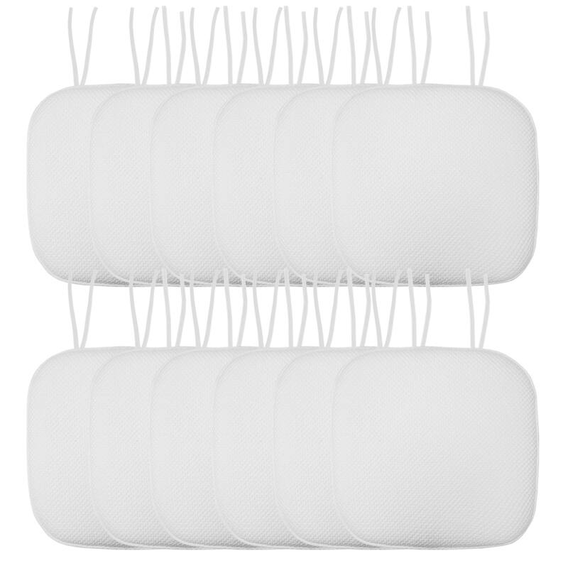 Memory Foam Honeycomb Non-slip Chair Cushion Pads (16 x 16 in.)