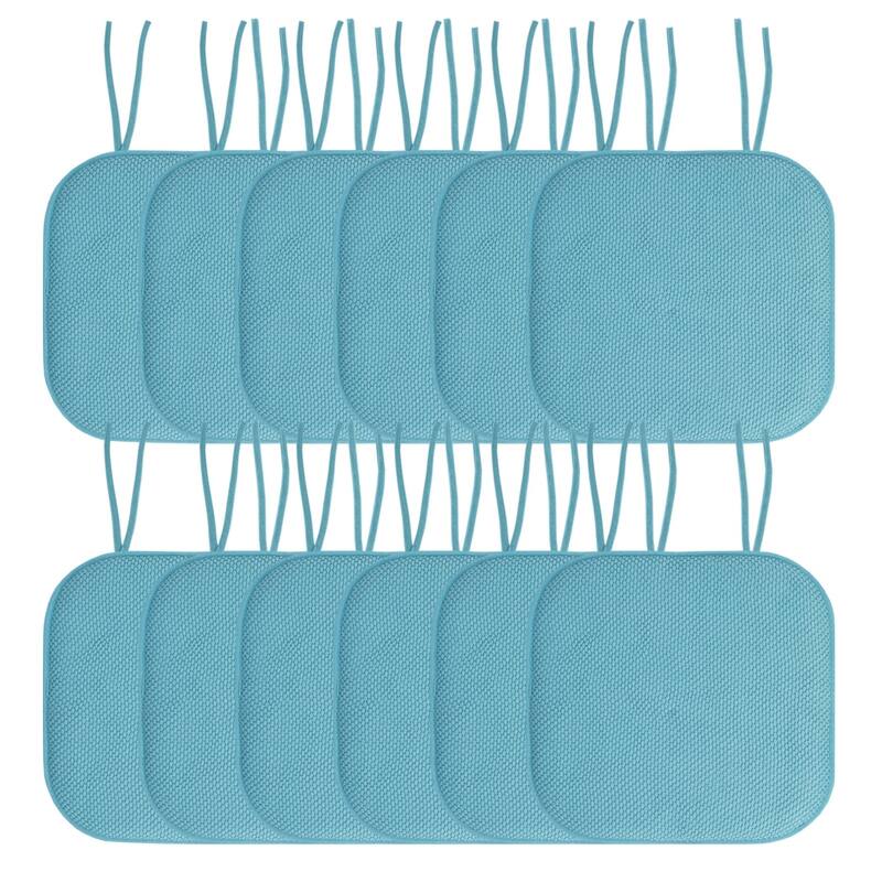 Memory Foam Honeycomb Non-slip Chair Cushion Pads (16 x 16 in.)