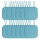 preview thumbnail 37 of 75, Memory Foam Honeycomb Non-slip Chair Cushion Pads (16 x 16 in.) Set of 12 - Teal