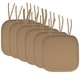 preview thumbnail 77 of 75, Memory Foam Honeycomb Non-slip Chair Cushion Pads (16 x 16 in.) Set of 6 - Taupe
