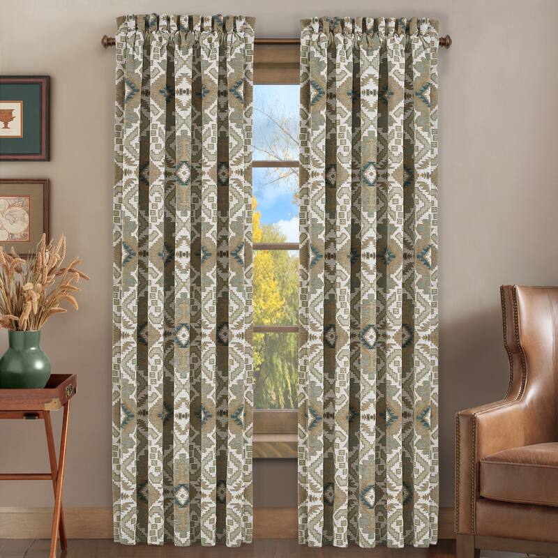 Five Queens Court Plainview 84 Inch Window Panel Pair