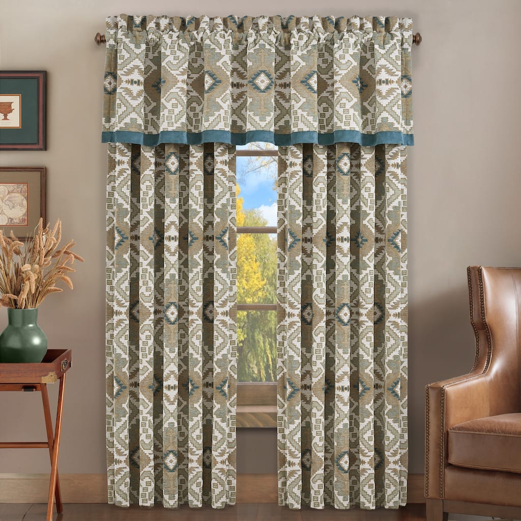 Five Queens Court Plainview 84 Inch Window Panel Pair