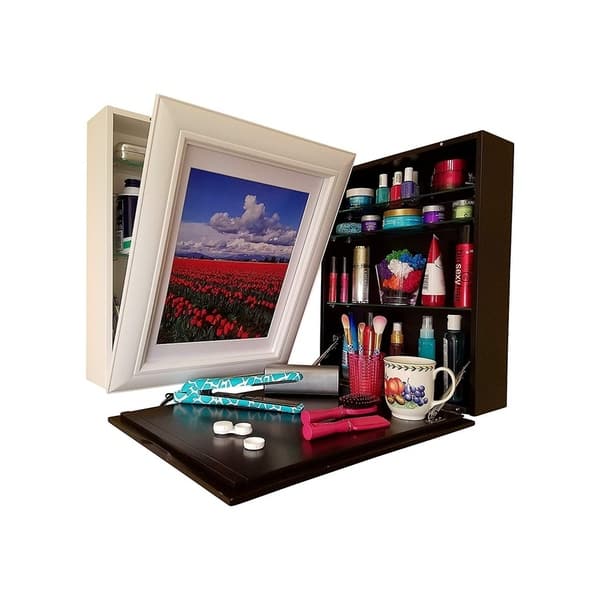 Flip Frame - 21 Medicine Cabinet, Wall Storage Desk, Over Toilet Cabinet,  Spice Organizer - Bed Bath & Beyond - 28228517