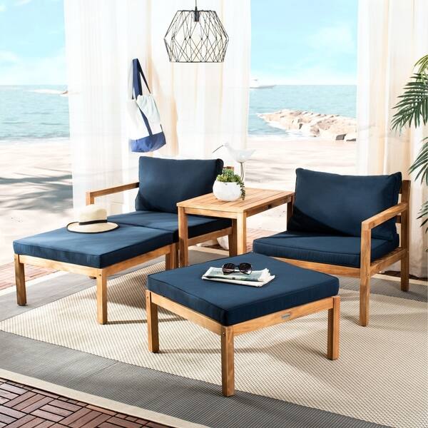 Shop Safavieh Outdoor Living Pratia 5pc Outdoor Set On Sale
