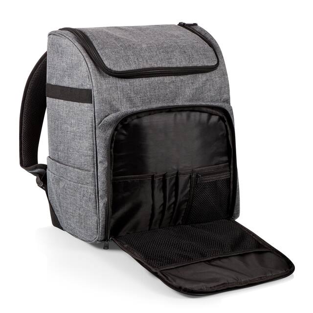 Commuter Travel Backpack Cooler, (Heathered Grey)