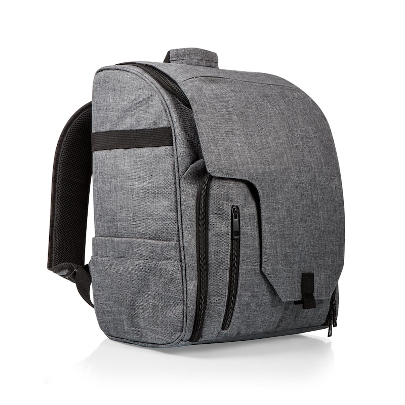 Commuter Travel Backpack Cooler, (Heathered Grey) - Grey