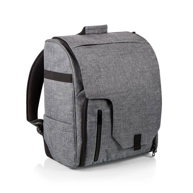 Commuter Travel Backpack Cooler, (Heathered Grey)
