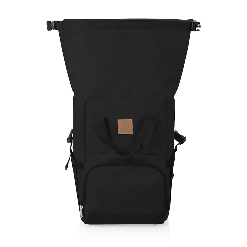 On The Go Roll-Top Cooler Backpack, (Heathered Gray)