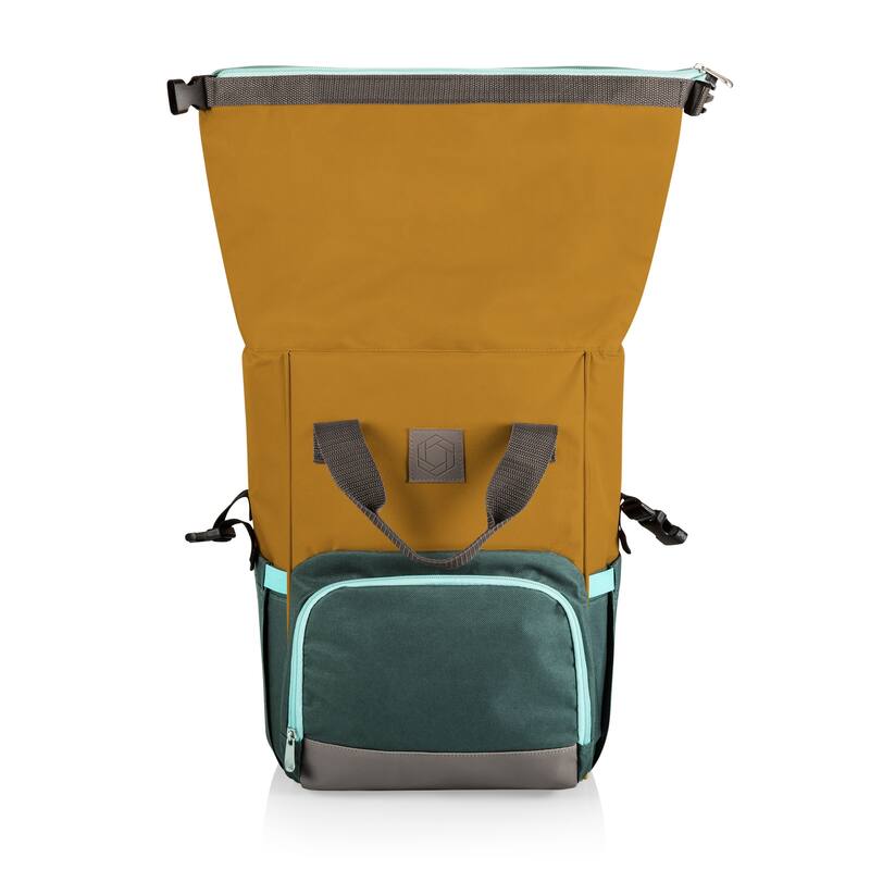 On The Go Roll-Top Cooler Backpack, (Heathered Gray)