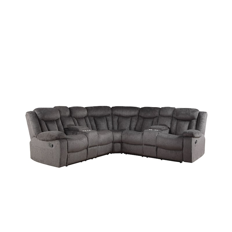 Copper Grove Thula Dark Brown Sectional Sofa