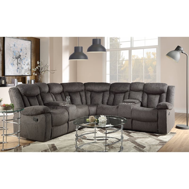 Copper Grove Thula Dark Brown Sectional Sofa