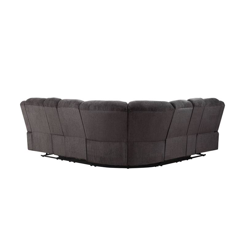 Copper Grove Thula Dark Brown Sectional Sofa