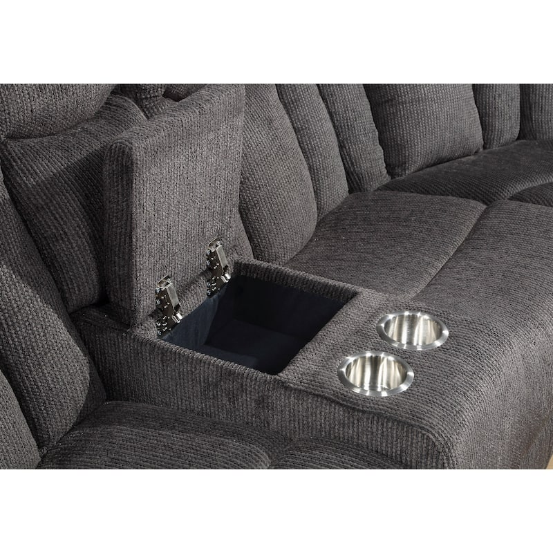 Copper Grove Thula Dark Brown Sectional Sofa