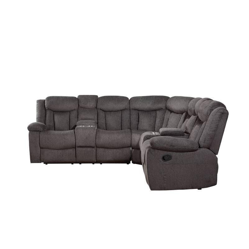 Copper Grove Thula Dark Brown Sectional Sofa