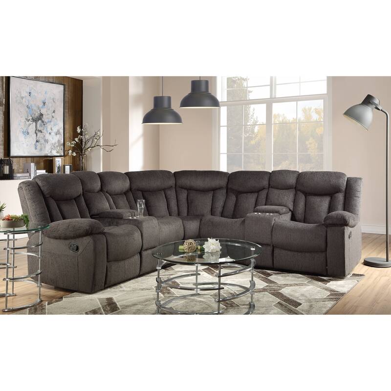 Copper Grove Thula Dark Brown Sectional Sofa