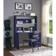 preview thumbnail 1 of 3, ACME Cargo Chair in Gray Fabric & Blue