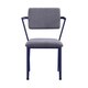 preview thumbnail 4 of 3, ACME Cargo Chair in Gray Fabric & Blue