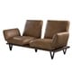 preview thumbnail 2 of 7, Strick & Bolton Roxburgh Top-grain Leather Swivel Sofa