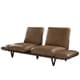 preview thumbnail 8 of 7, Strick & Bolton Roxburgh Top-grain Leather Swivel Sofa