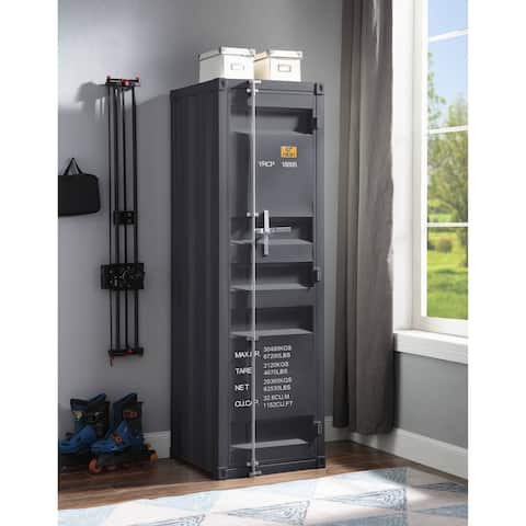 ACME Gunmetal Finish 1-door Cargo Wardrobe