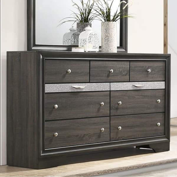 slide 2 of 4, Silver Orchid Brockwell Gray Dresser