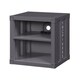 preview thumbnail 2 of 3, ACME Cargo Nightstand in Gunmetal
